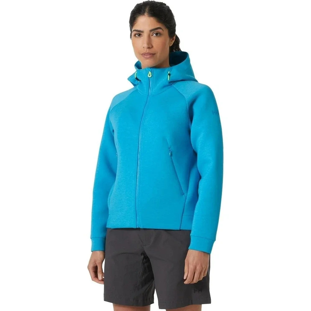 Helly Hansen Womens HP Ocean FZ Jacket 2.0~LRG~Cyan